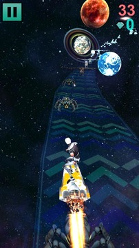 Galaxy Hoverboard Run游戲截圖4