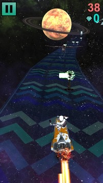 Galaxy Hoverboard Run游戲截圖5