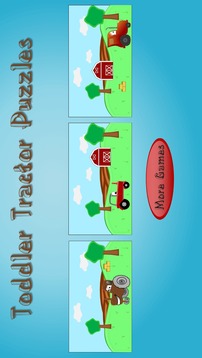 Toddler Tractor Puzzles游戲截圖1