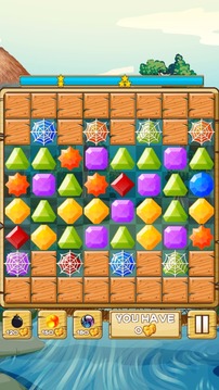 River Jewels - Match 3 Puzzle游戲截圖2