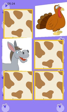 Farm Animal Fun Memory Puzzle游戲截圖2