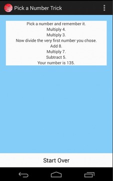 Pick a Number Trick游戲截圖2