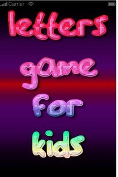 KIDS LETTERS LEARNING游戲截圖1