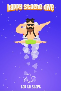 Happy Stache Dive游戲截圖4