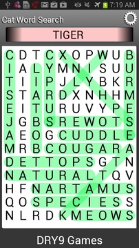 Cat Word Search游戲截圖4