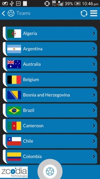 Worldcup Schedule游戲截圖3