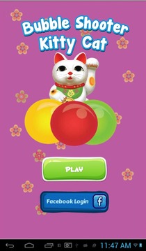 Bubble Shooter Lucky Cat游戏截图1
