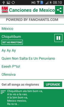 Mexico - Canciones del Mundial游戲截圖2