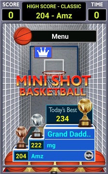 Mini Shot Basketball Free游戲截圖1
