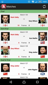 Snooker Scores游戲截圖3