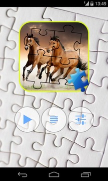 Horses Jigsaw Puzzle游戲截圖1