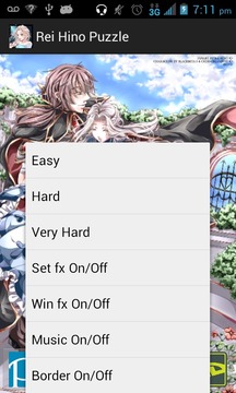 Anime Art Puzzles: Rei Hino游戲截圖3