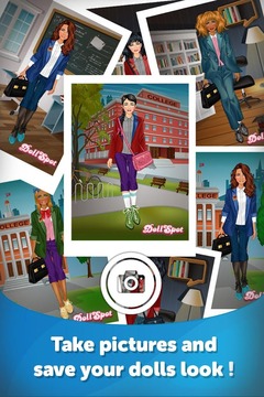 College girl Dressup Makeover游戲截圖3