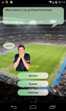 Ronaldo : A Quiz Game游戲截圖3