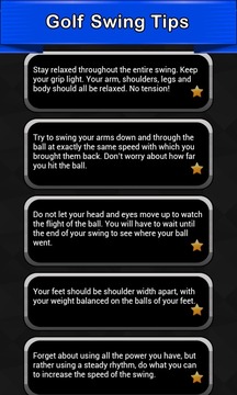 Golf Swing Tips游戲截圖1