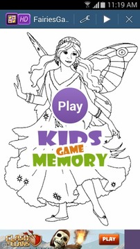 Fairies Memory Game For Kids游戲截圖1