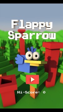 Flappy Sparrow游戲截圖1