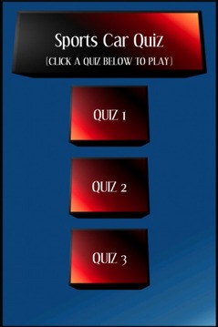 Sports Car Picture Quiz游戲截圖1