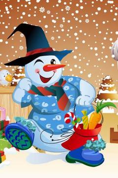 Funny Snowman Dress Up游戲截圖3
