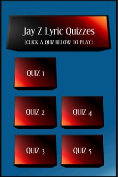 Jay Z Lyric Quizzes游戲截圖5
