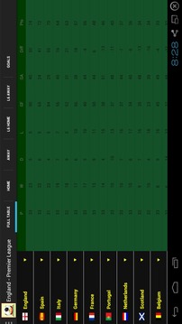 Football League Tables游戲截圖2