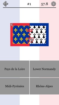 French Regions: France Quiz游戲截圖5