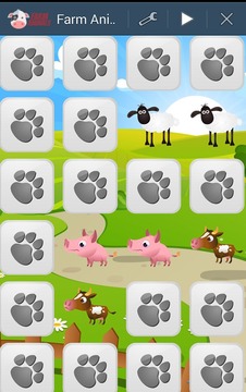 Matching Game Farm Animals游戲截圖4