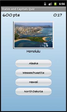 States and Capitals Quiz游戲截圖3