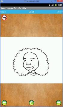 Learn to draw faces for Kids游戲截圖3