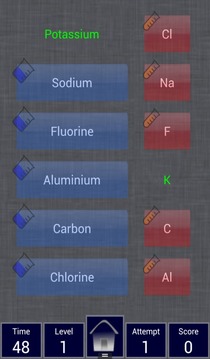 Chemistry Elements Match Free游戲截圖2