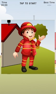 Fireman Samy Sliding Puzzle游戲截圖1