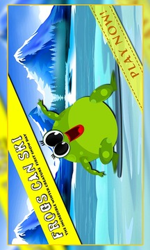 Frogs Can Ski : The Snow Day游戲截圖1
