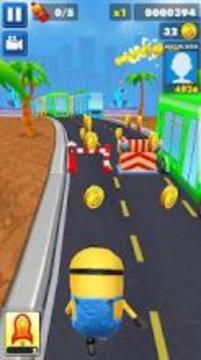 Super Minion Banana rush Adventure :subway surfing游戲截圖2