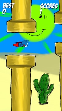 Flappy Captain Cat游戲截圖4