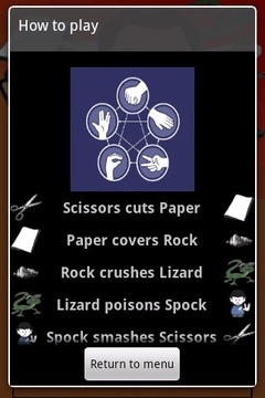 Rock paperscissorslizard Spock游戏截图3