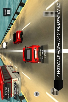 Traffic Race 3D - Highway XMas游戲截圖5