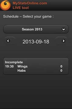 Hockey League Live Stats游戲截圖2