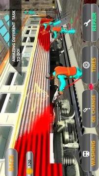 Train Mechanic Simulator 2018: Workshop Garage 3D游戲截圖3