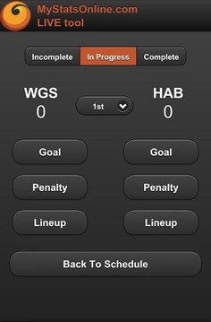 Hockey League Live Stats游戲截圖3