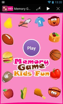Memory Game Kids Fun游戲截圖2