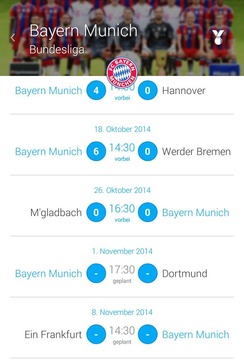 Bundesliga Fixtures游戲截圖3