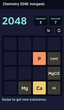 Chemistry 2048游戲截圖1