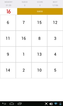 16 Numbers游戲截圖2