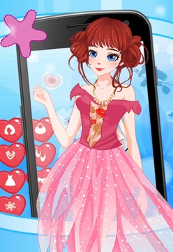Heaven Dream Girls Dressup游戲截圖1
