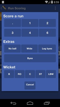 Gully Cricket Scorer游戲截圖5