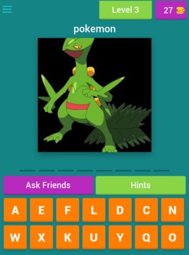 Guess the Pokemon name third Generation游戲截圖5