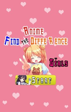 Girl Anime Find The Difference游戲截圖5