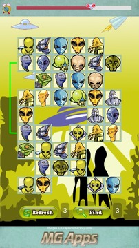 Aliens Invasion Match游戲截圖3