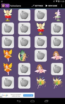 Fairies Memory Game For Kids游戲截圖5