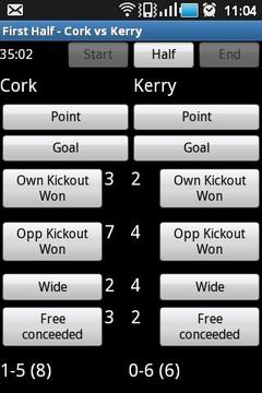 GAA Football Stats Recorder游戲截圖2